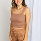 Yelete Textured Cropped Tank