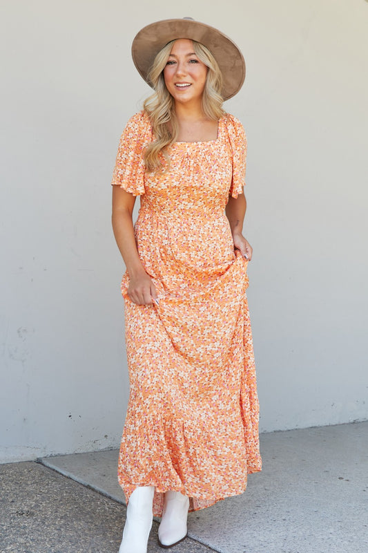 CY Fashion Best Intentions Full Size Floral Maxi Dress