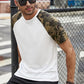 Camouflage Raglan Print Tee