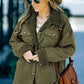 Corduroy Ribbed Fleece Lined Jacket