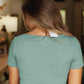 Square Neck Ribbed Crop Top