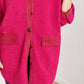 Davi & Dani Cliffhanger Full Size Teddy Button Down Shacket