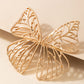 Zinc Alloy Butterfly-Shape Earrings