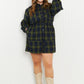 Davi & Dani Make an Entrance Full Size Button Front Shirt Dress