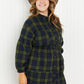 Davi & Dani Make an Entrance Full Size Button Front Shirt Dress