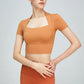 Short Sleeve Cropped Sports Top