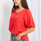 Culture Code Full Size Fresh From The Garden Button Yoke Top