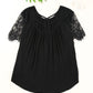 Strappy Neck Spliced Lace Eyelash Trim Blouse