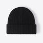 Contrast Cable-Knit Cuffed Beanie