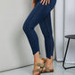 Cello High Waist Cuff Detail Jeans with Pockets