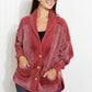 Zenana Autumn Breeze French Terry Button Front Jacket