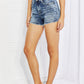 Vervet by Flying Monkey Full Size Raw Hem Denim Shorts