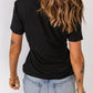 Short Sleeve Surplice T-Shirt