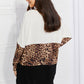 Culture Code Paws For Effect Leopard Color Block Top