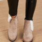 WeeBoo Warmer Days Faux Fur Trim Chelsea Booties