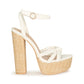 DDK From the Top Braided Platform Heels