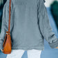 Corduroy Ribbed Fleece Lined Jacket