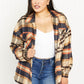CY Fashion Crushing on Fall Full Size Plaid Shacket