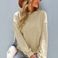 Dropped Shoulder Balloon Sleeve Sweatshirt