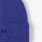 Smiley Face Rib-Knit Beanie