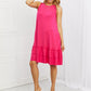 Zenana In The Groove Full Size Sleeveless Ruffle Dress