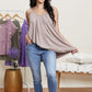 Zenana Picturesque Full Size Pleated Cami