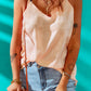 Contrast Spliced Lace Cami