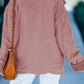 Corduroy Ribbed Fleece Lined Jacket