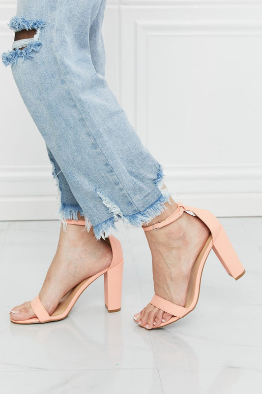 WILD DIVA High Block Heel Sandals