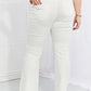 Zenana Clementine Full Size High-Rise Bootcut Jeans in Ivory