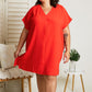 Cotton Bleu Hidden Cove Full Size Airflow Pleated Detail Dress