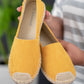 WeeBoo In Step Espadrille Slip-On Flats in Yellow
