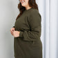 Zenana Full Size High-Low Drop Shoulder Sweatshirt