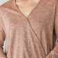 CY Fashion Full Size Cutout Dropped Shoulder Knit Top