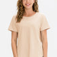 Curved Hem Athletic T-Shirt