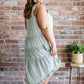White Birch Beautiful Skies Full Size Tiered High-Low Dress