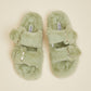 Cape Robbin Soft Steps Buckled Fuzzy Sandals