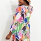 Cotton Bleu Disco Days Full Size Printed Airflow Dress