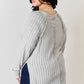 Basic Bae Full Size Ribbed Round Neck Slit T-Shirt