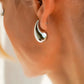 Chunky Dome Drop Earrings
