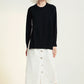 Two-Tone Faux Layered Slit Dress
