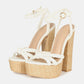 DDK From the Top Braided Platform Heels