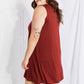 Zenana Swing into Spring Full SIze Sleeveless Dress