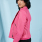 Coalition LA Atlantic City Asymmetrical Vegan Leather Jacket