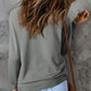 Distressed Long Raglan Sleeve Top