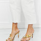 Cape Robbin Chunky Chain Detail Heels in Yellow