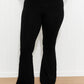 Zenana Let's Get Movin' Full Size Raw Hem Flared Yoga Pants