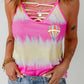 Tie-Dye Strappy Neck Tank