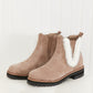 WeeBoo Warmer Days Faux Fur Trim Chelsea Booties