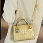 Textured PU Leather Crossbody Bag